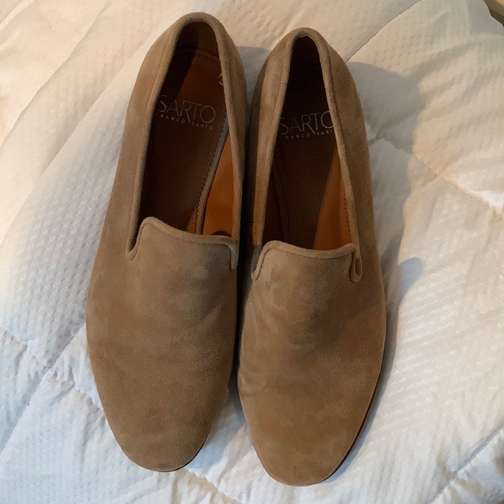 Franco Sarto Suede Slip Ons